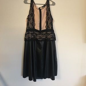 Lace & (p)Leather Dress