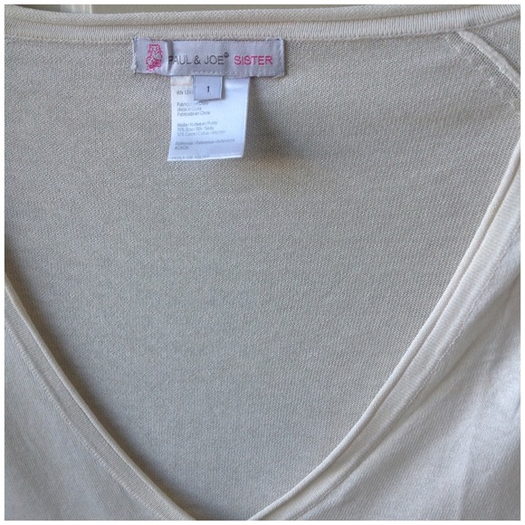 Deep V-neck Spring Sweater - Picture 4 of 5