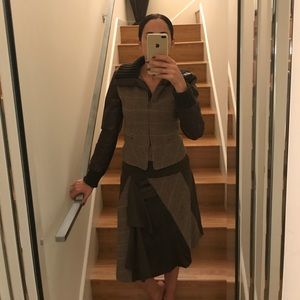 DKNY jacket + skirt matching set