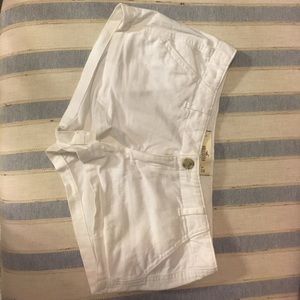 White Hollister Shorts