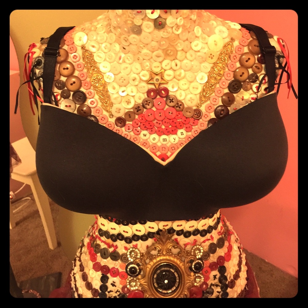 Convertible Black Bra