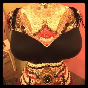 Convertible Black Bra