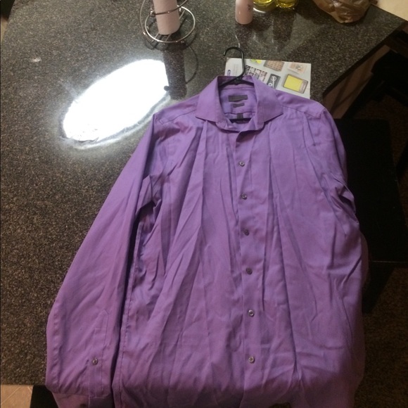Purple button down dress shirt - Picture 3 of 3