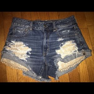 American Eagle High Rise Festival Shorts!