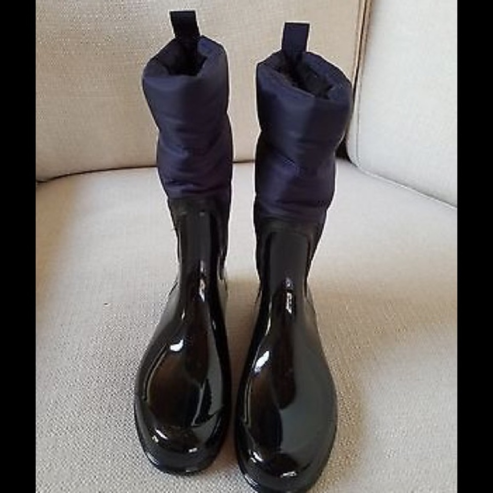 SOLD. Michael Kors Cobat Quilted Rain Boots 10
