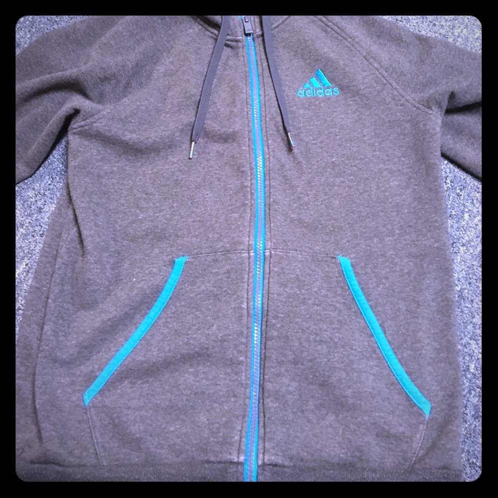 Adidas zip up hoodie!!