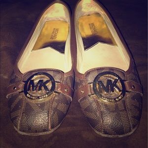 Signature Michael Kors Fulton logo moccasins