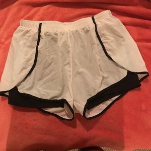 White running shorts