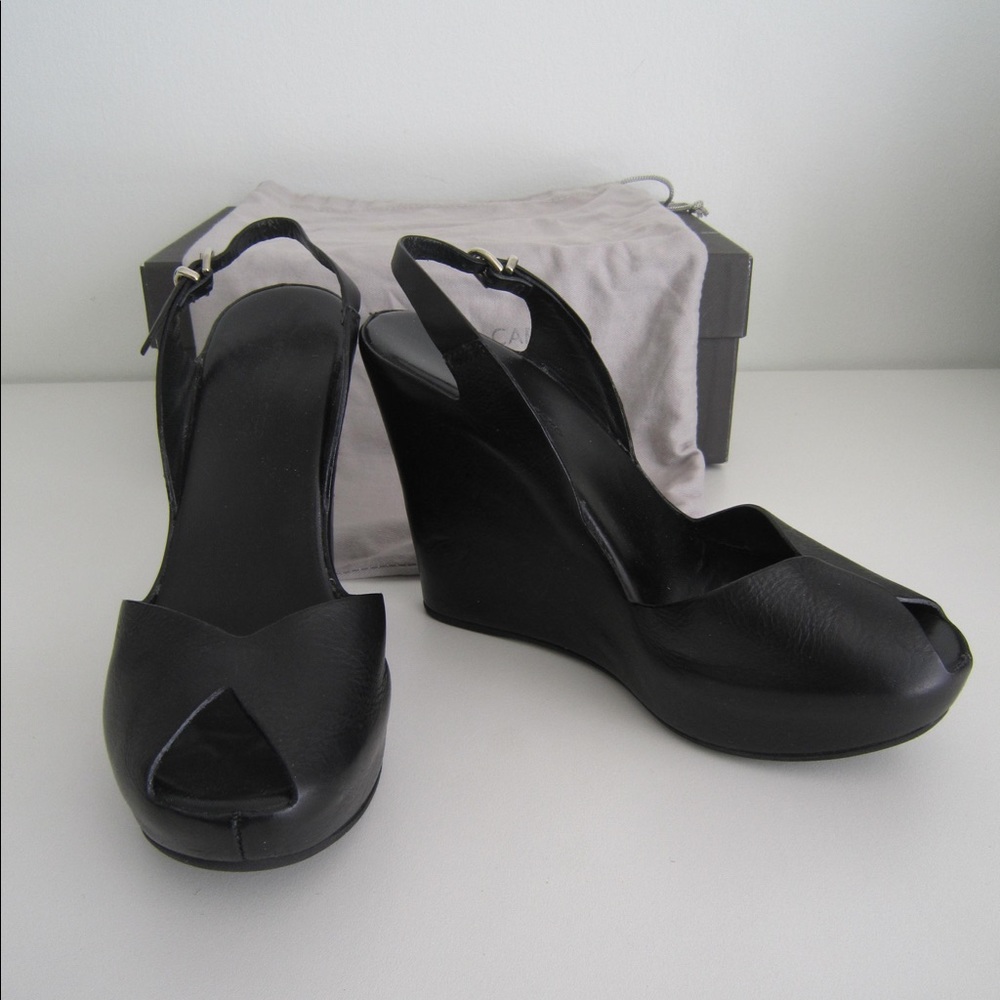 Roberto del Carlo Khady Black Sandals