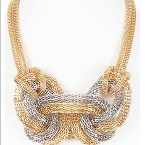 Mixed metal necklace