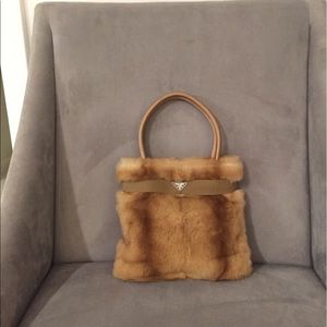 PRADA VINTAGE MINK TOTE