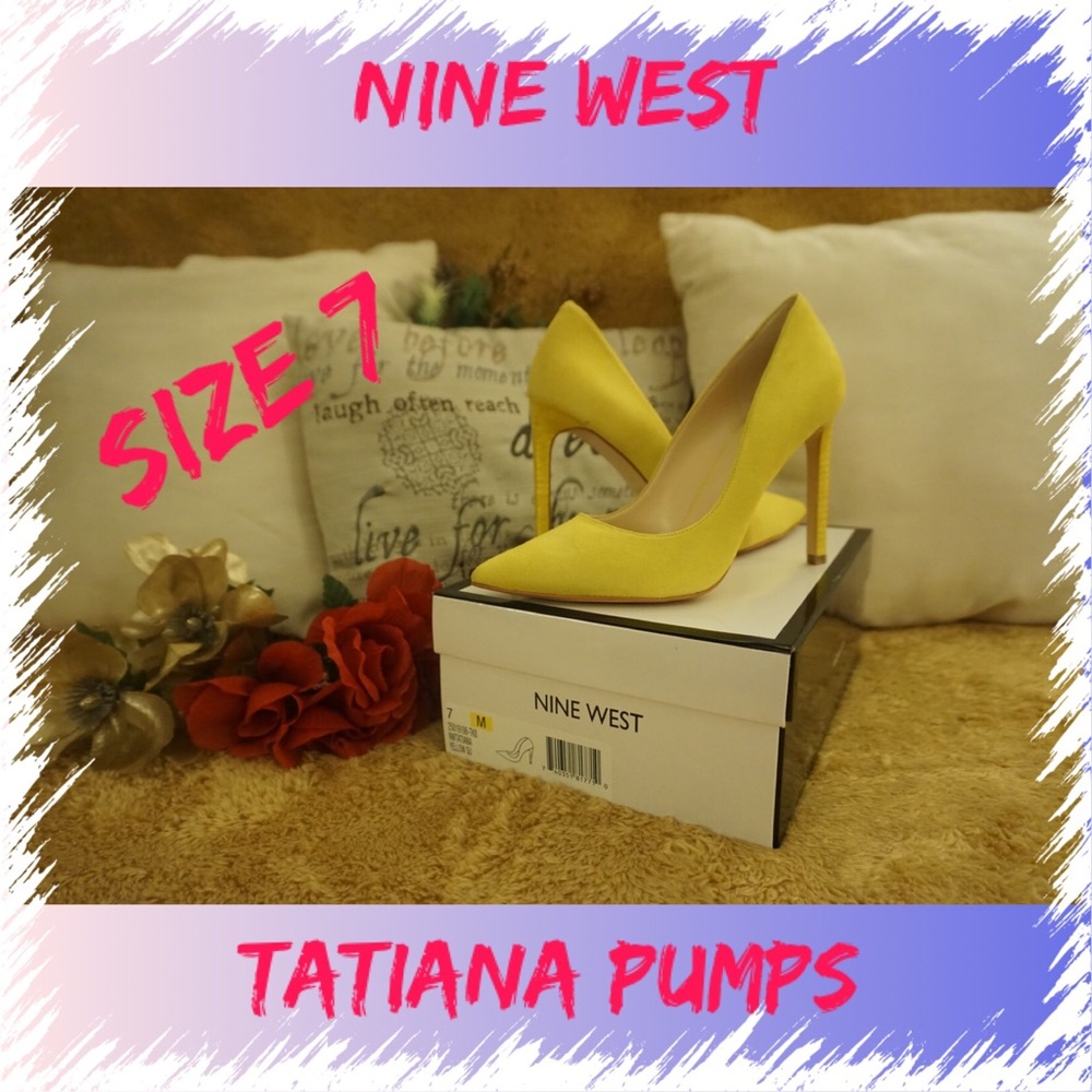 🔥HOT🔥Yellow Nine West Pump