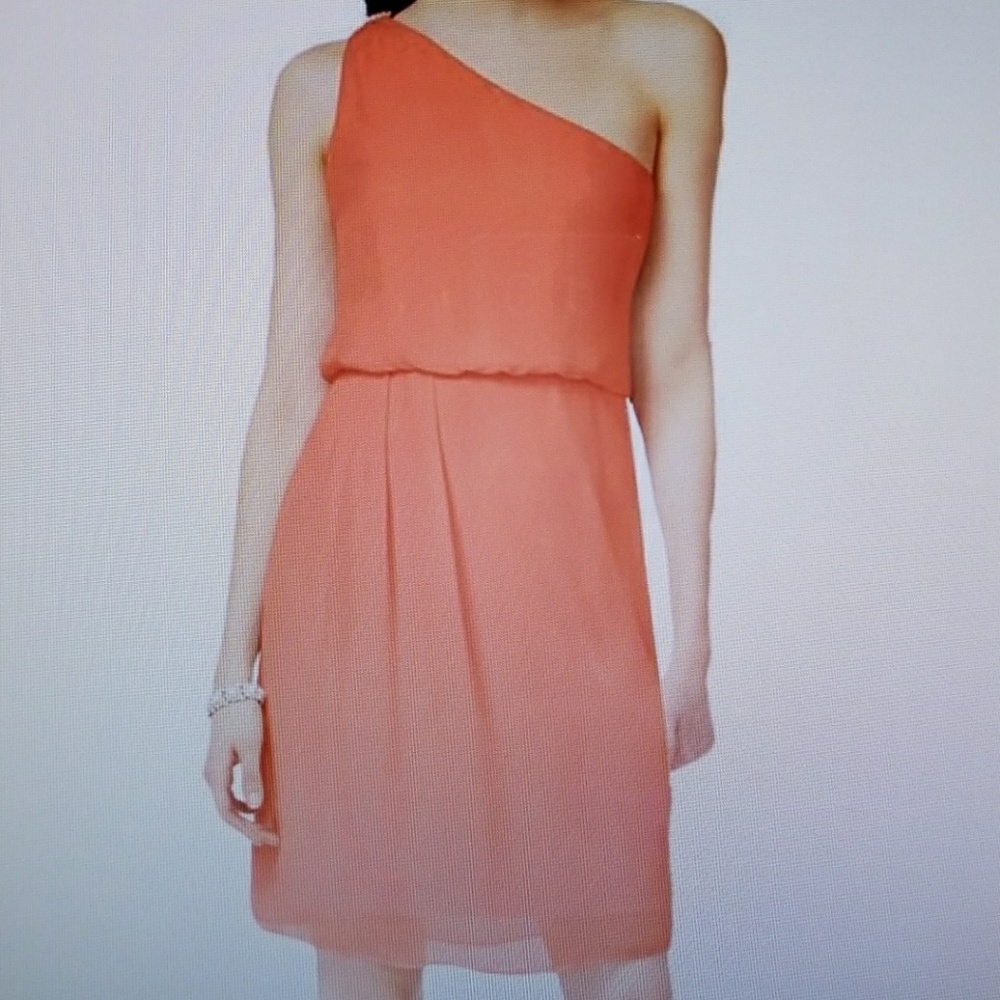 NWT One Shoulder Embelished Pink Cocktail Dress