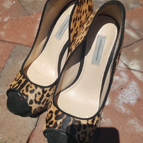 Classiques entier 5.5 leopard high heel shoes c - Picture 2 of 4