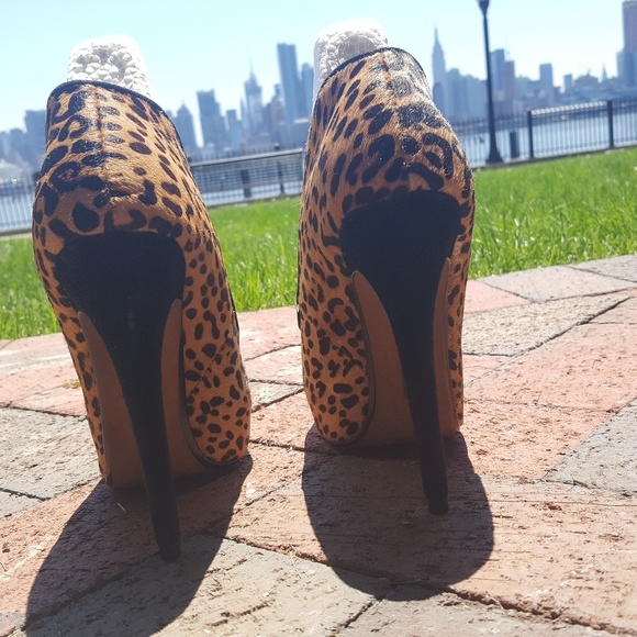 Classiques entier 5.5 leopard high heel shoes c - Picture 3 of 4