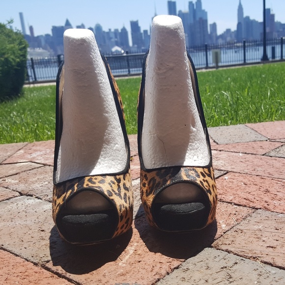 Classiques entier 5.5 leopard high heel shoes c - Picture 4 of 4