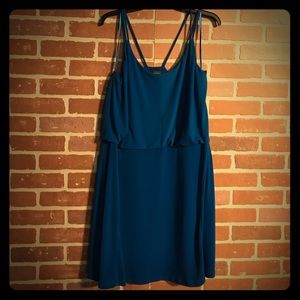 Blue Strappy Summer Dress The Limited