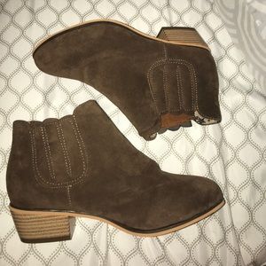 Brown booties