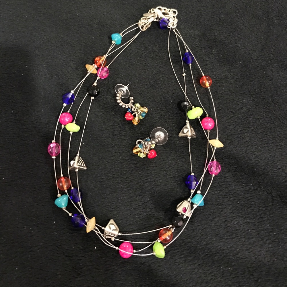 Chico's Necklace & Earring Ser