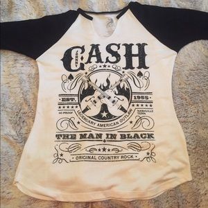 Johnny Cash quarter sleeve shirt