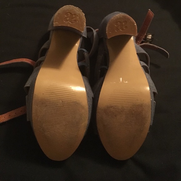 Denim heel sandals ! - Picture 2 of 3