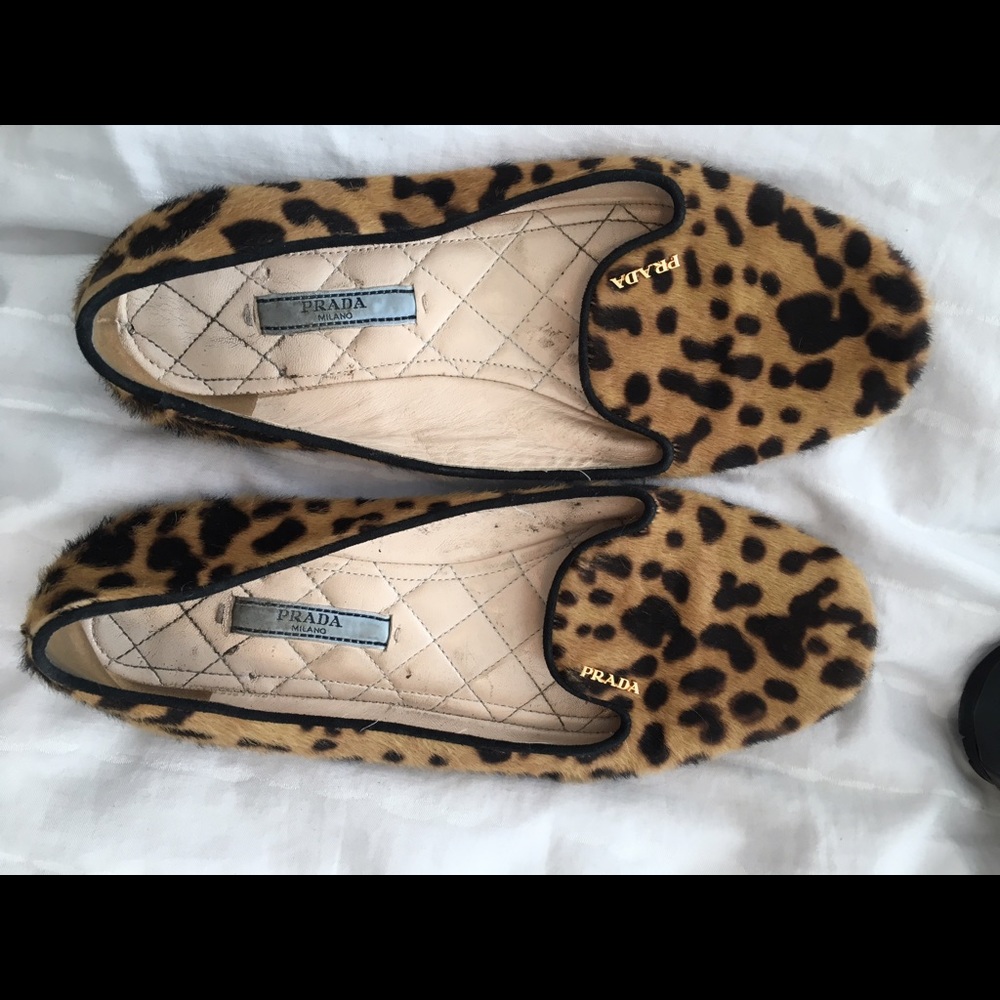 Prada calfskin flats