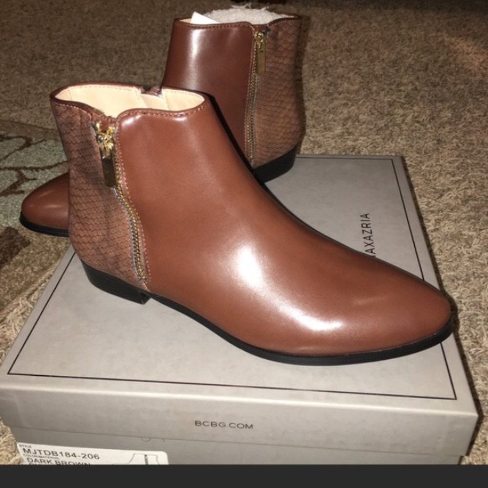 BCBG Brown Bootie