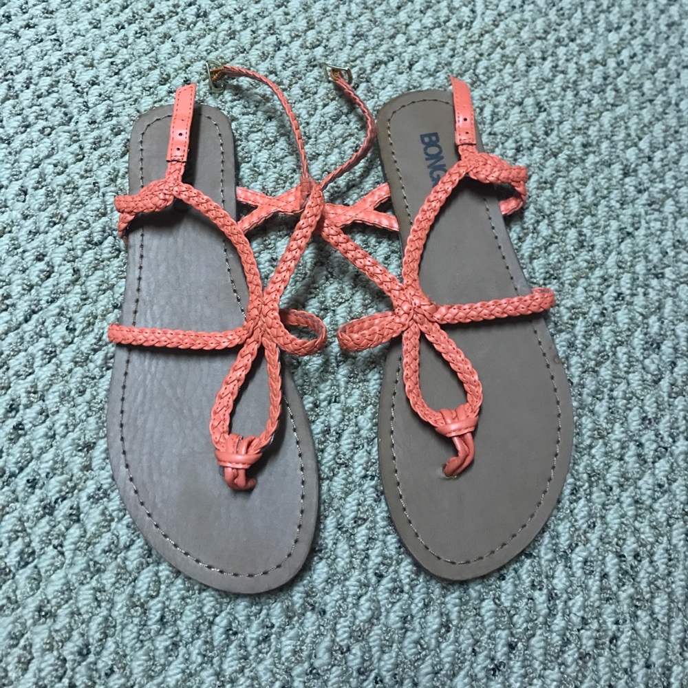 Orange sandals