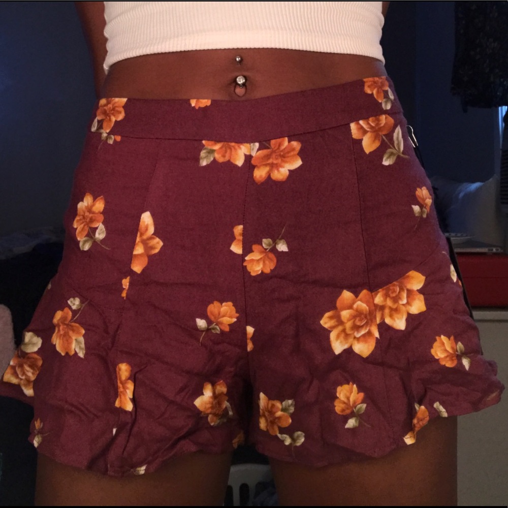 Floral Flowy Shorts