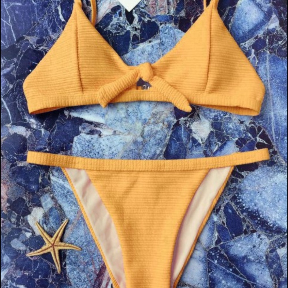 Zaful yellow bikini