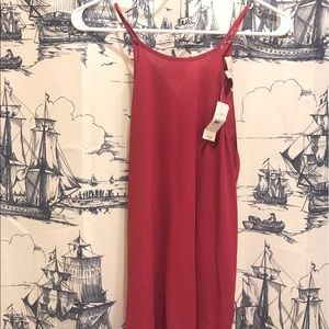 Ann taylor loft pink tank top