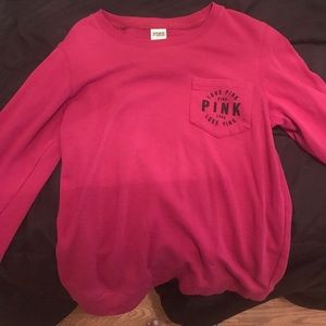 Nwot vs pink crew neck sweatshirt ! Size medium