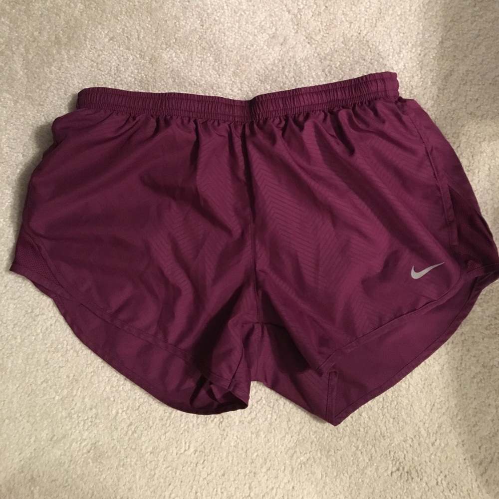 Purple/Red Nike Tempo Shorts