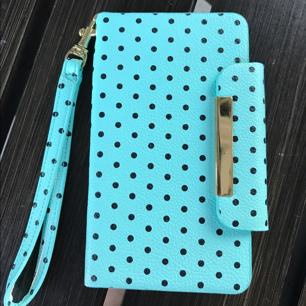 Polkadot IPHONE 6/7 Card Holder Case