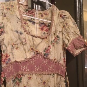 Jody Of California Gunne Sax Vintage Boho Floral