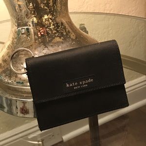 Black Kate Spade Keychain Wallet