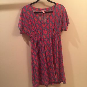Lilly pulitzer cotton seahorse dress