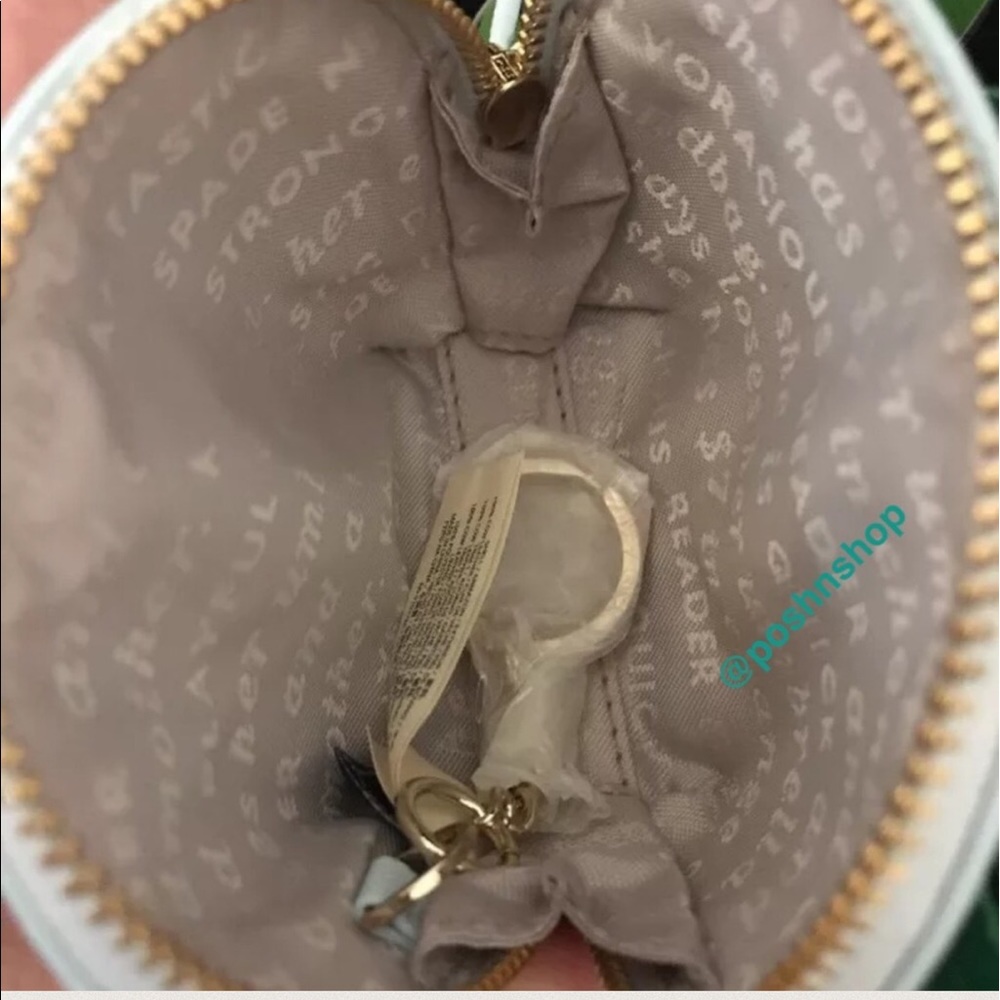 KATE SPADE PALM TREE COIN/KEY FOB PURSE NWT. - Picture 6 of 8