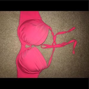 pink victoria's secret swim top