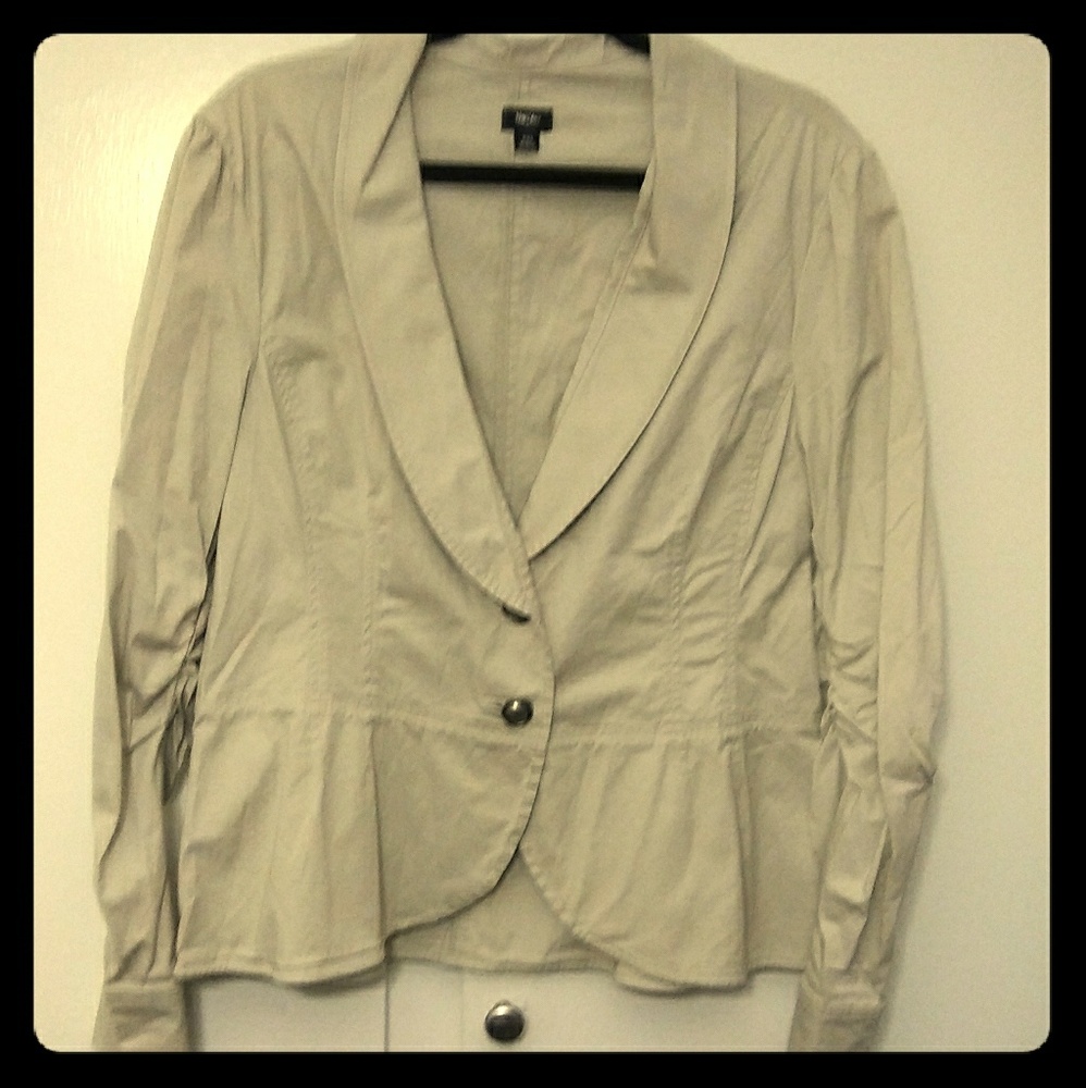 Stylish Long-Sleeved Two Button Jacket