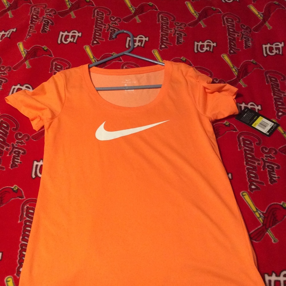 NWOT Orange Nike Dri Fit