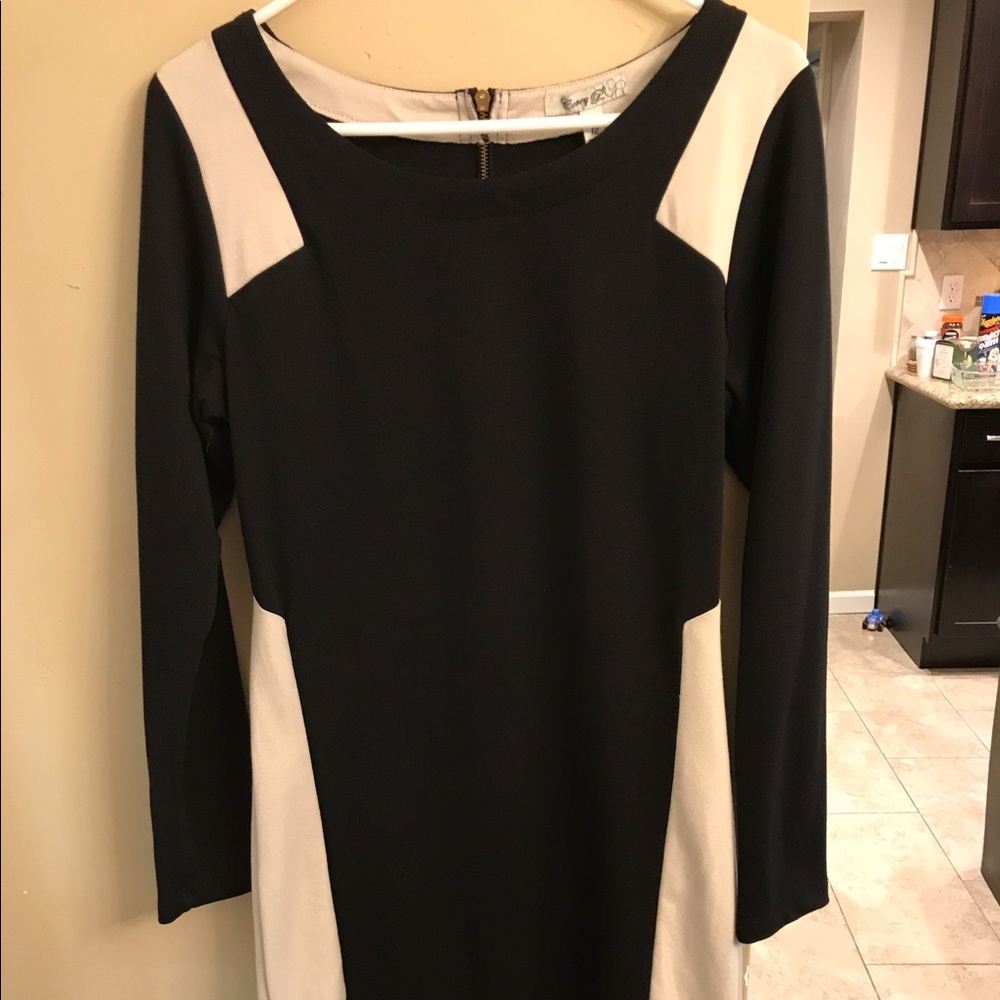 Corey P Long Sleeve Cocktail Dress