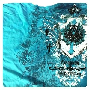 Blue affliction shirt
