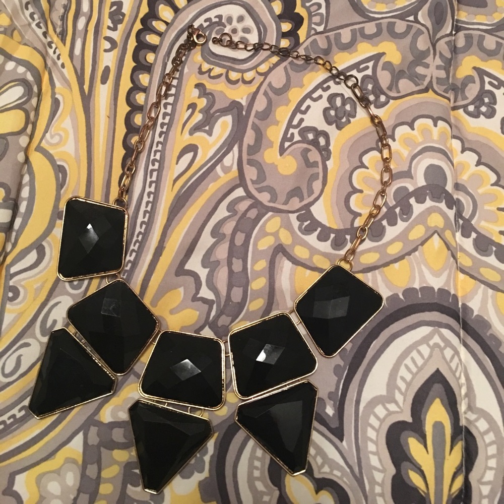 Black and gold necklace
