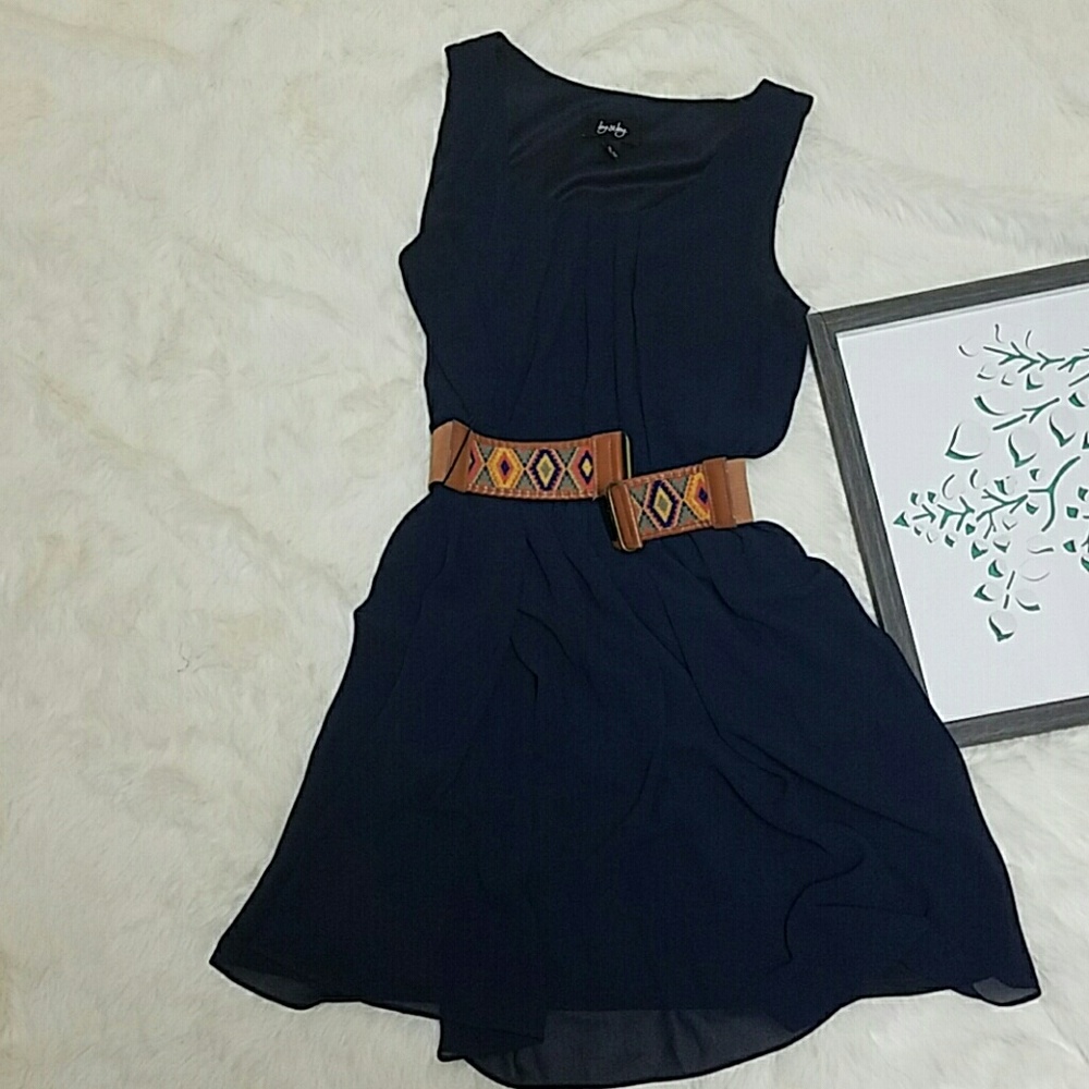 Navy blue formal dress sz S
