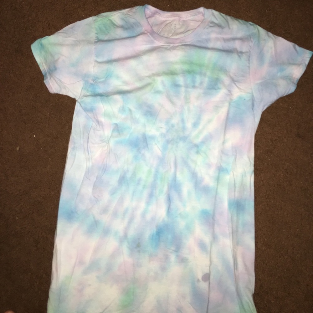 Light pastel tie dye
