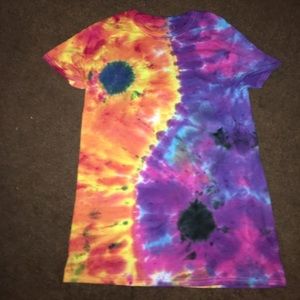 Yin and yang tie dye