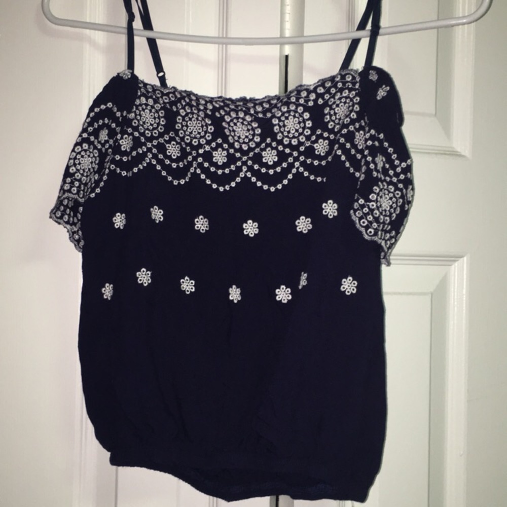 off to shoulder tribal print