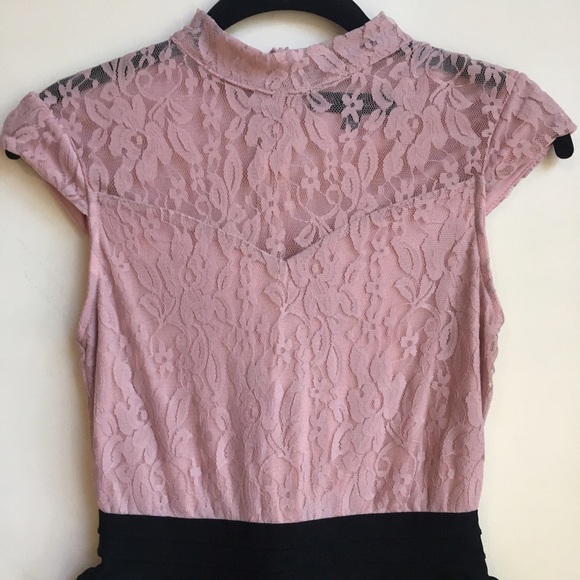 NEW Heart Soul Lace Peplum Dress - Picture 3 of 4