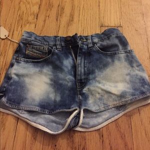 Diesel jean shorts